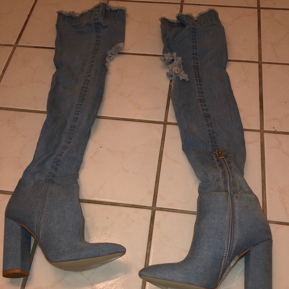 Blue jean heels - Picture 5 of 7